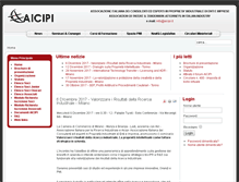 Tablet Screenshot of aicipi.it